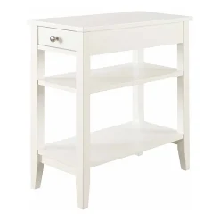 American Heritage 3-Tier End Table with Drawer