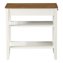 American Heritage 3-Tier End Table with Drawer