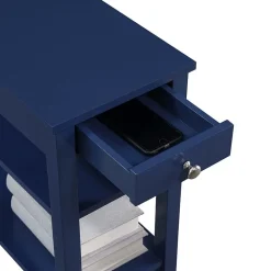 American Heritage 3-Tier End Table with Drawer