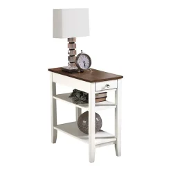 American Heritage 3-Tier End Table with Drawer