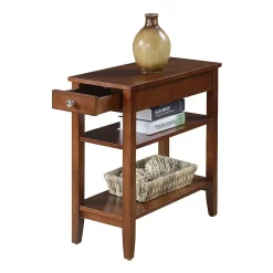 American Heritage 3-Tier End Table with Drawer