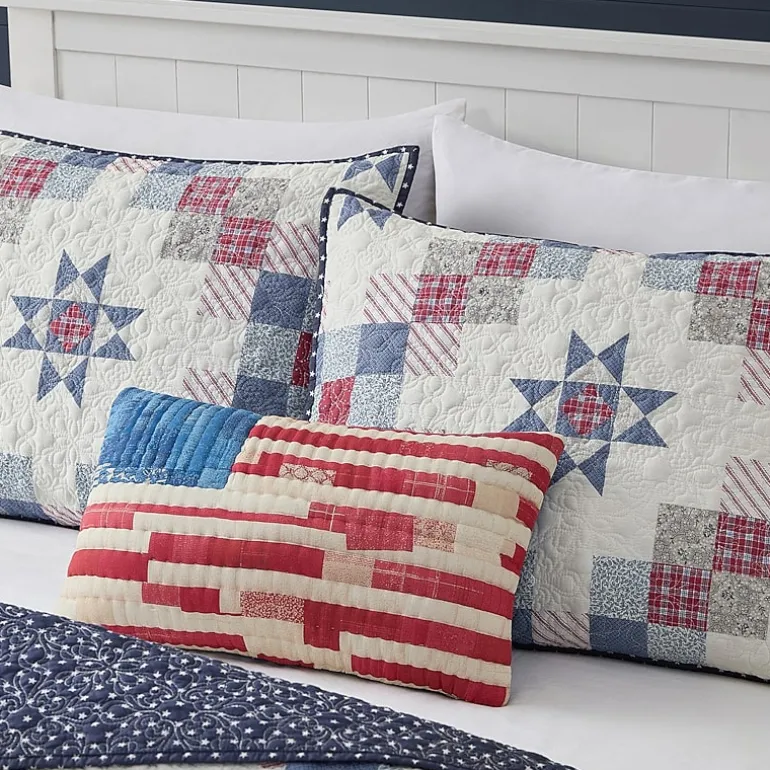 AMERICAN SPIRIT® Patchwork Flag Oblong Throw Pillow
