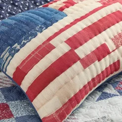 AMERICAN SPIRIT® Patchwork Flag Oblong Throw Pillow