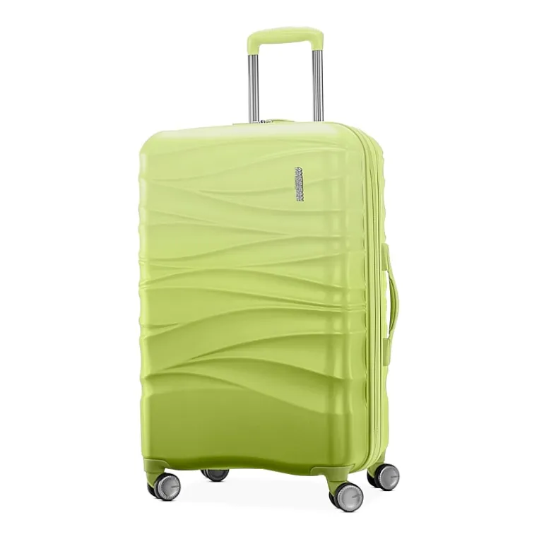 American Tourister Cascade 24 Inch Hardside Expandable Checked Spinner Luggage