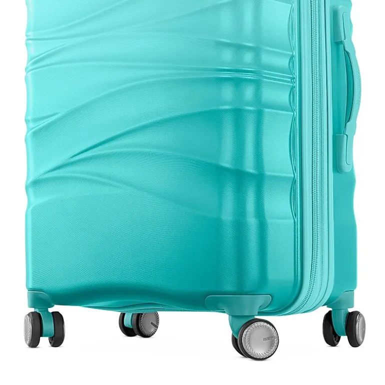 American Tourister Cascade 24 Inch Hardside Expandable Checked Spinner Luggage