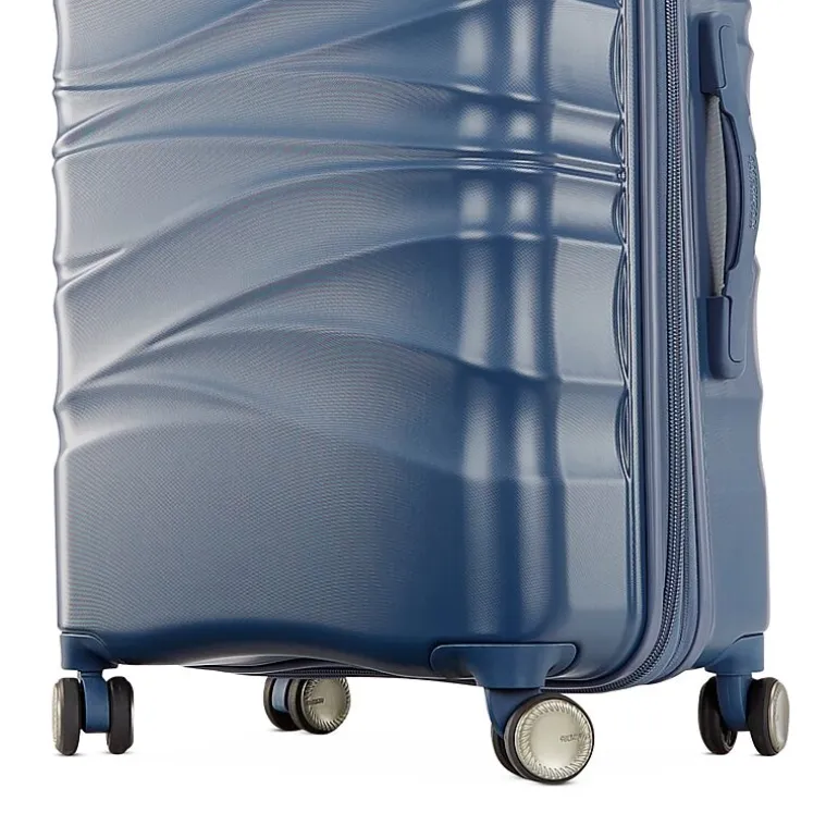 American Tourister Cascade 24 Inch Hardside Expandable Checked Spinner Luggage