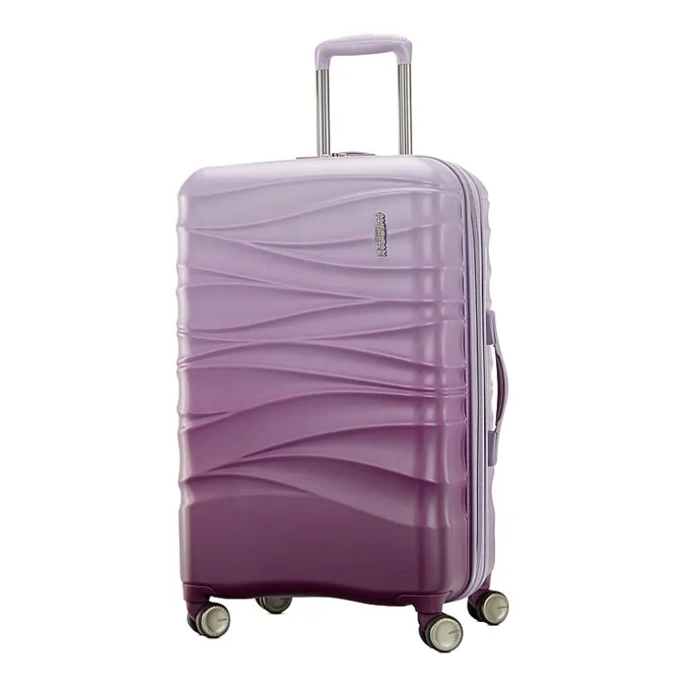 American Tourister Cascade 24 Inch Hardside Expandable Checked Spinner Luggage