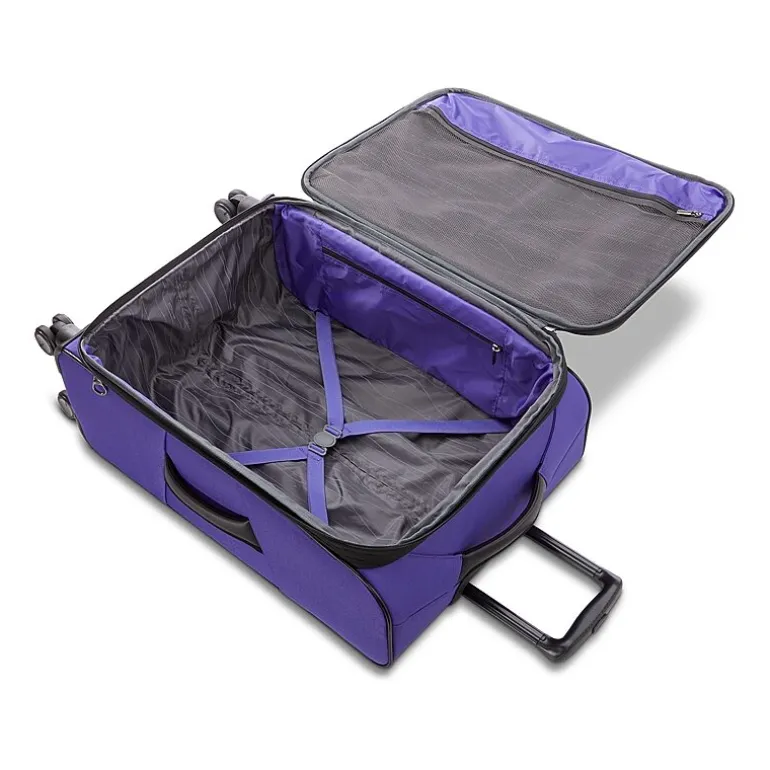 American Tourister Pirouette Nxt 20 Inch Softside Expandable Carry-On Spinner Luggage