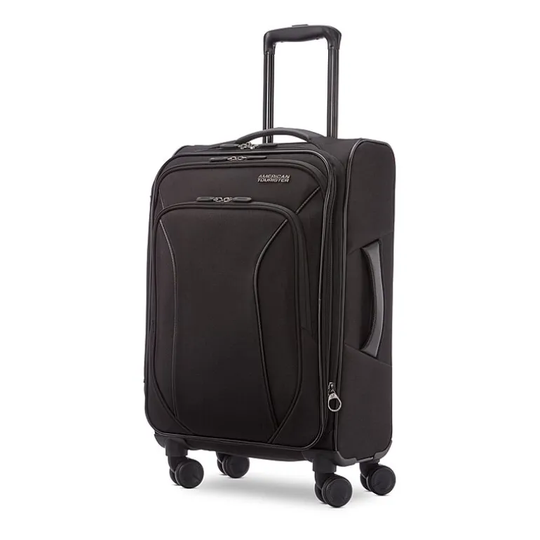 American Tourister Pirouette Nxt 20 Inch Softside Expandable Carry-On Spinner Luggage