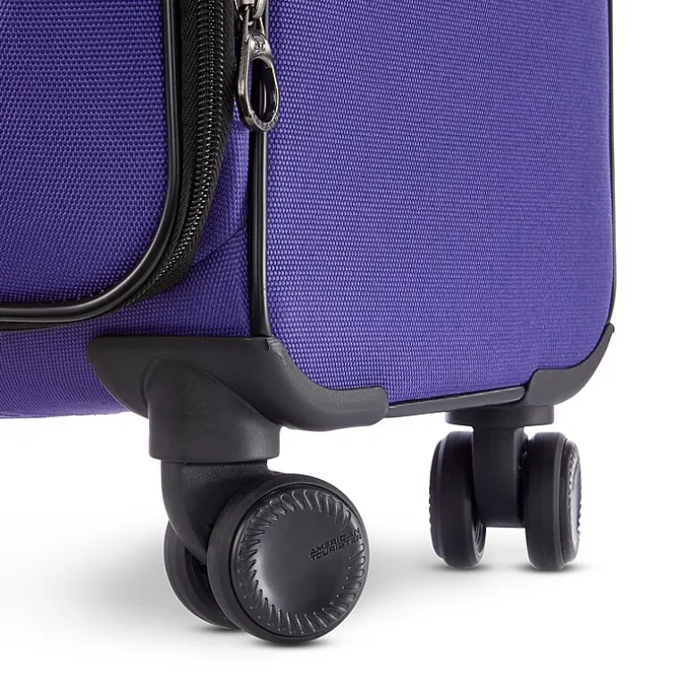 American Tourister Pirouette Nxt 20 Inch Softside Expandable Carry-On Spinner Luggage