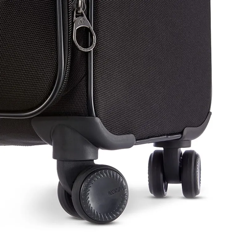 American Tourister Pirouette Nxt 20 Inch Softside Expandable Carry-On Spinner Luggage