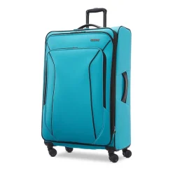 American Tourister Pirouette Nxt 28 Inch Softside Expandable Checked Spinner Luggage
