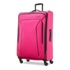 American Tourister Pirouette Nxt 28 Inch Softside Expandable Checked Spinner Luggage