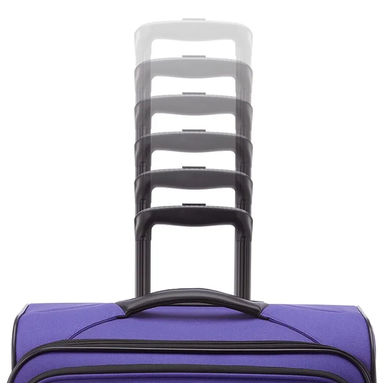 American Tourister Pirouette Nxt 24 Inch Softside Expandable Checked Spinner Luggage