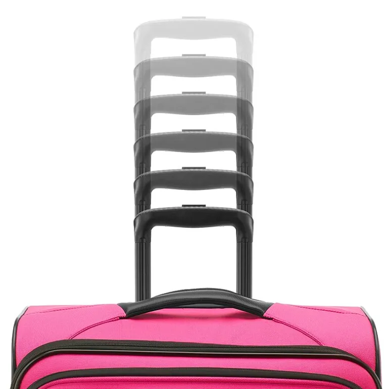 American Tourister Pirouette Nxt 24 Inch Softside Expandable Checked Spinner Luggage