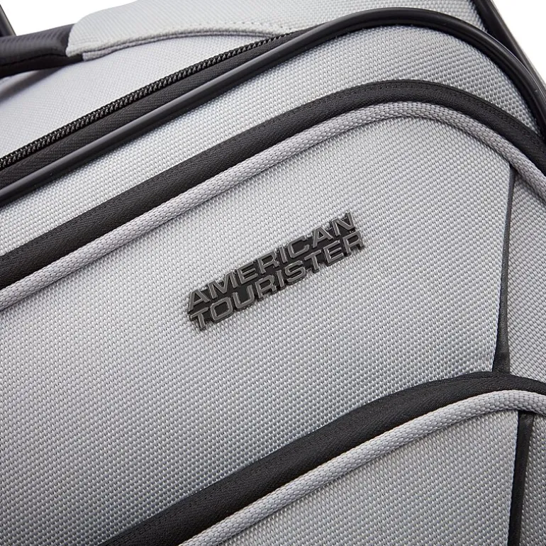 American Tourister Pirouette Nxt 24 Inch Softside Expandable Checked Spinner Luggage