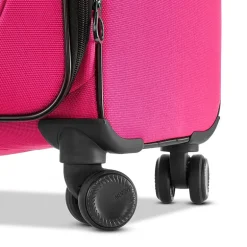 American Tourister Pirouette Nxt 24 Inch Softside Expandable Checked Spinner Luggage