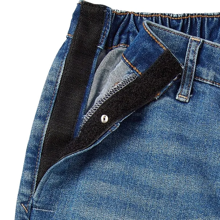 a.n.a Adaptive Womens High Rise Straight Leg Jean-Seated