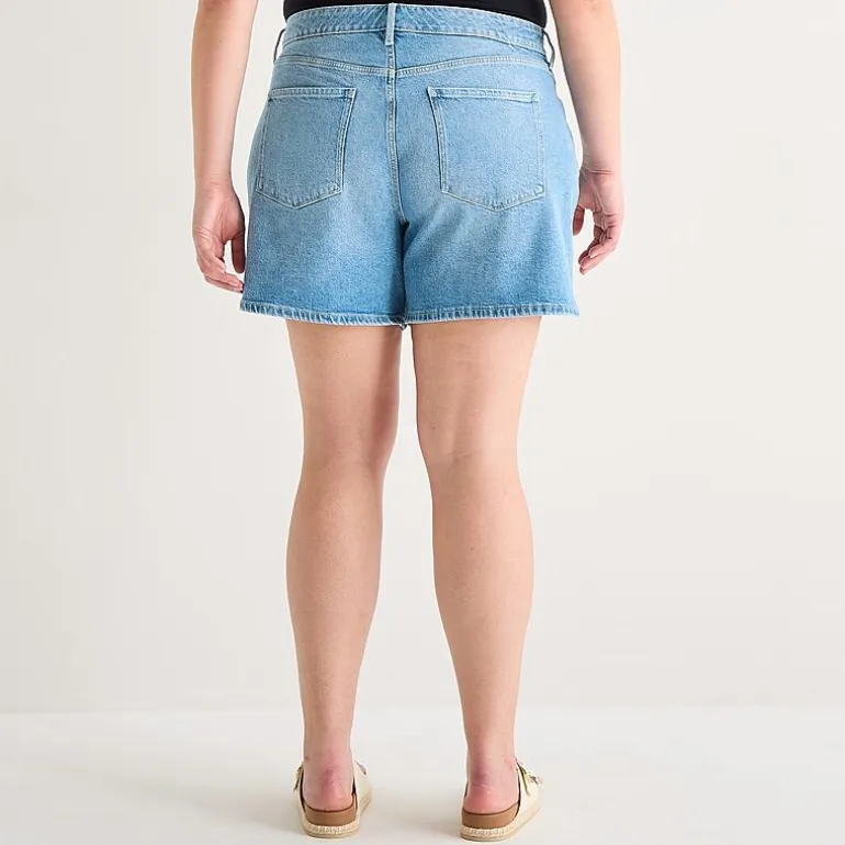 a.n.a A Line Womens 5" Highest Rise Plus Denim Short