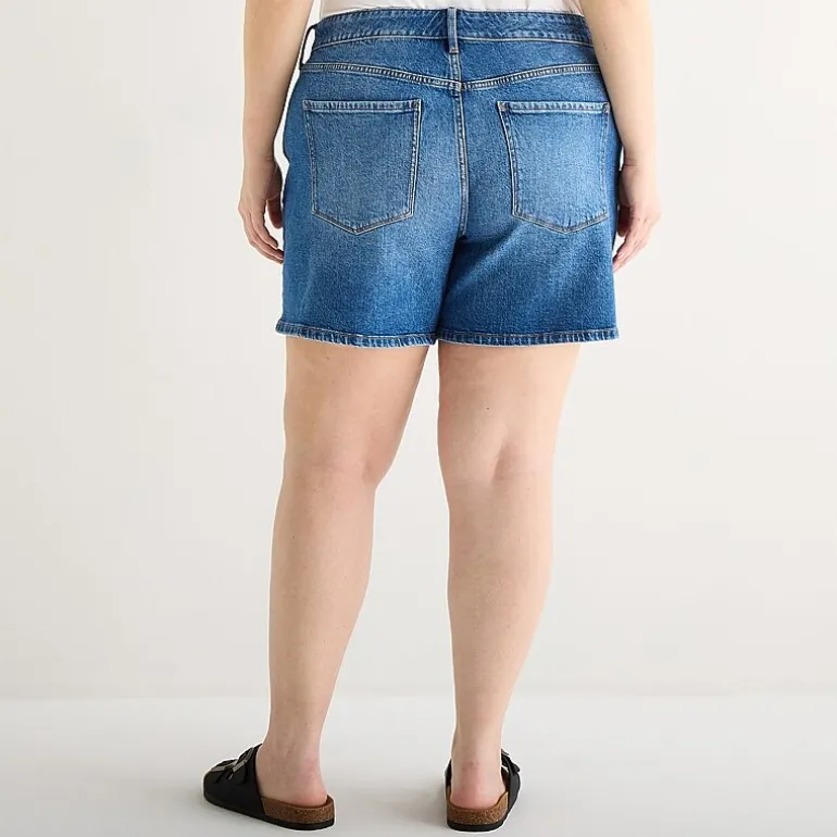 a.n.a A Line Womens 5" Highest Rise Plus Denim Short