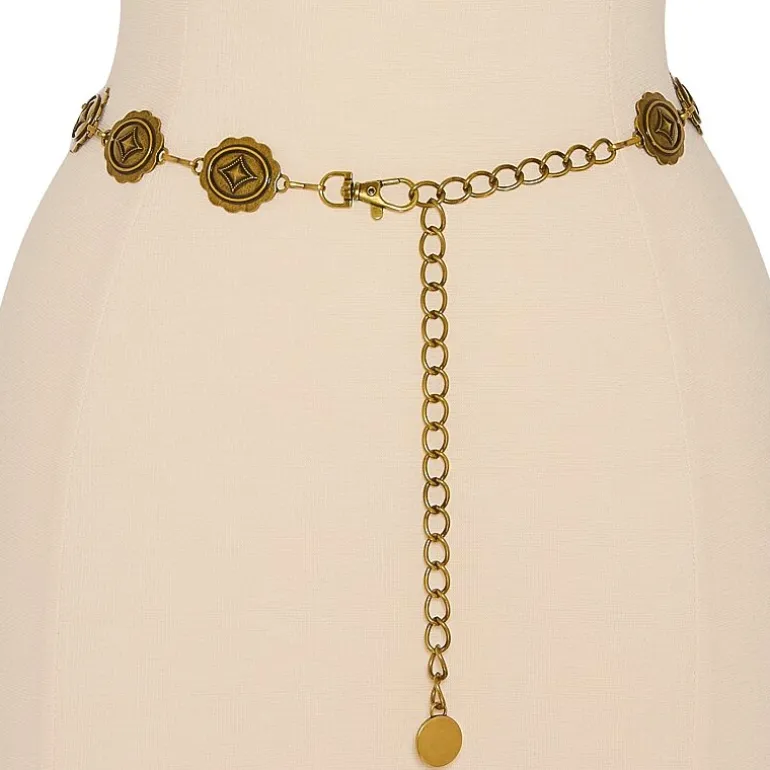 a.n.a Concho Chain Womens Belt