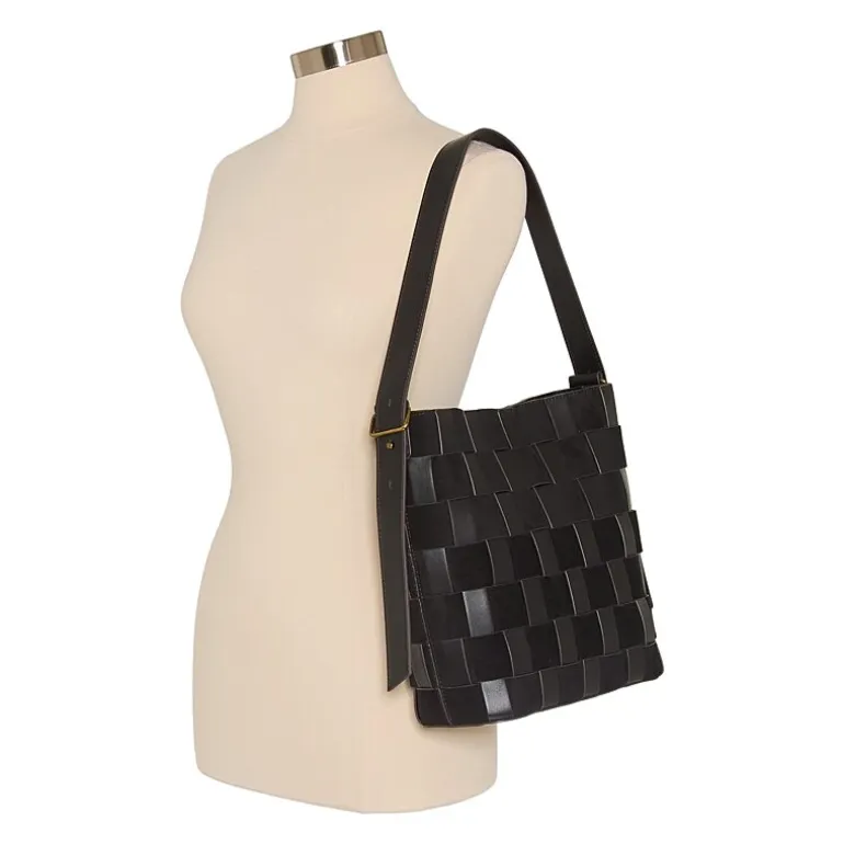 a.n.a Cynthia Woven Bucket Bag