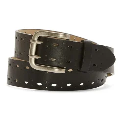 a.n.a Double Prong Edge Perforated Womens Belt