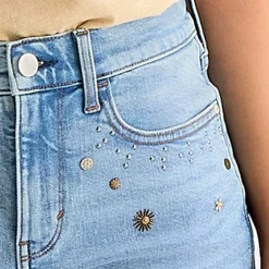 a.n.a Embellished Womens High Rise 5
