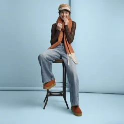 a.n.a Menswear Plaid Womens Cadet Hat