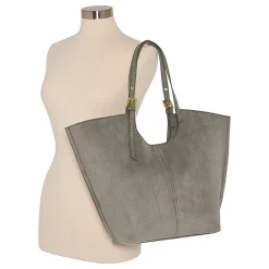 a.n.a Micro Suede Cassandra Tote Bag