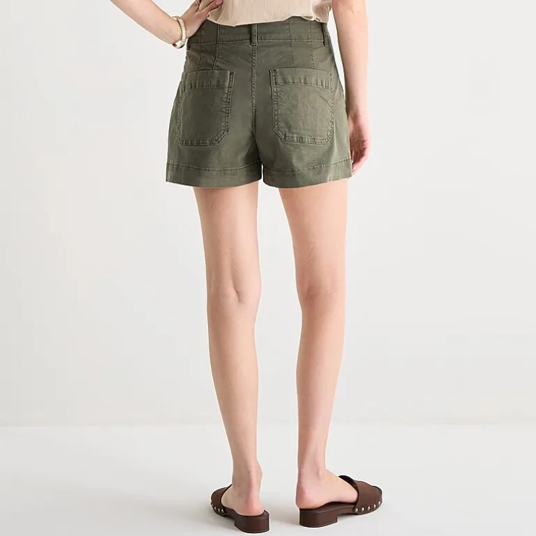 a.n.a Patch Pocket Womens 4" Highest Rise Chino Short