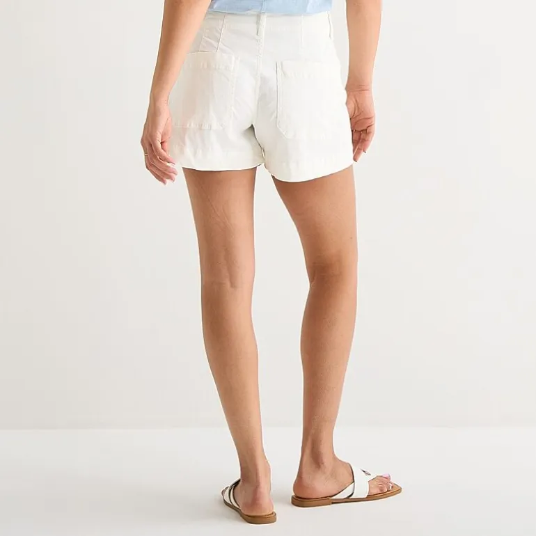 a.n.a Patch Pocket Womens 4" Highest Rise Chino Short
