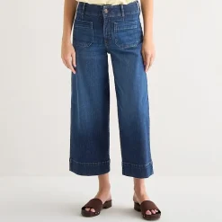 a.n.a Patch Pocket Womens Highest Rise Cropped Jean