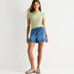 a.n.a Perfect Tee Womens Crew Neck Short Sleeve T-Shirt