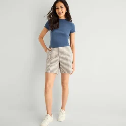 a.n.a Perfect Tee Womens Crew Neck Short Sleeve T-Shirt