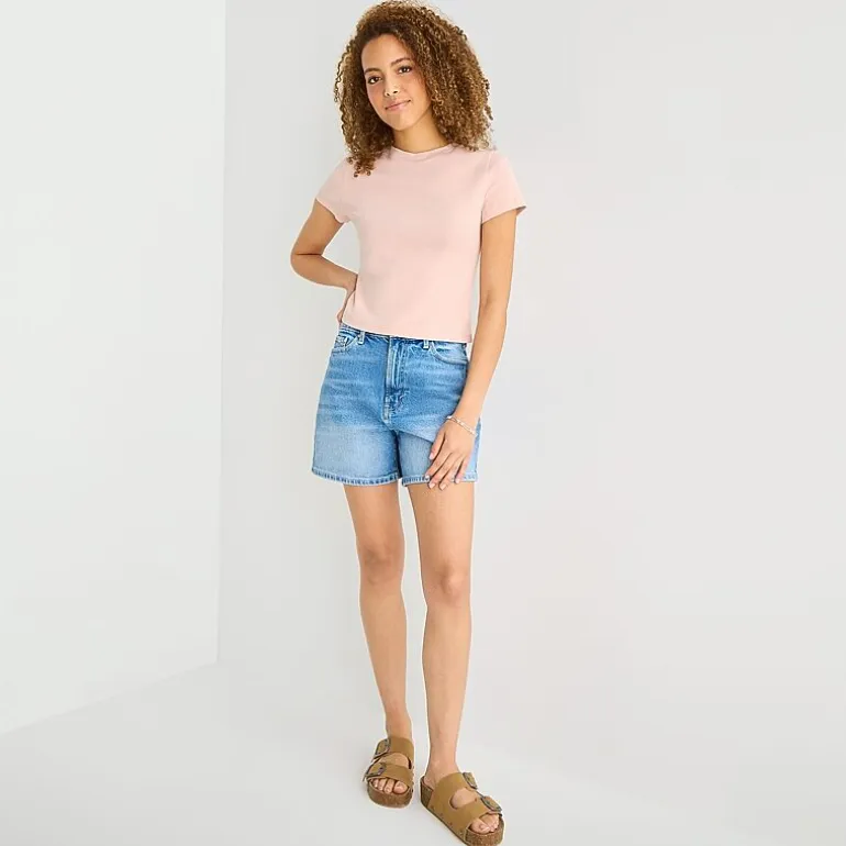 a.n.a Perfect Tee Womens Crew Neck Short Sleeve T-Shirt