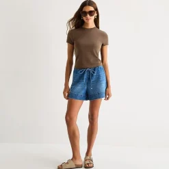 a.n.a Perfect Tee Womens Crew Neck Short Sleeve T-Shirt