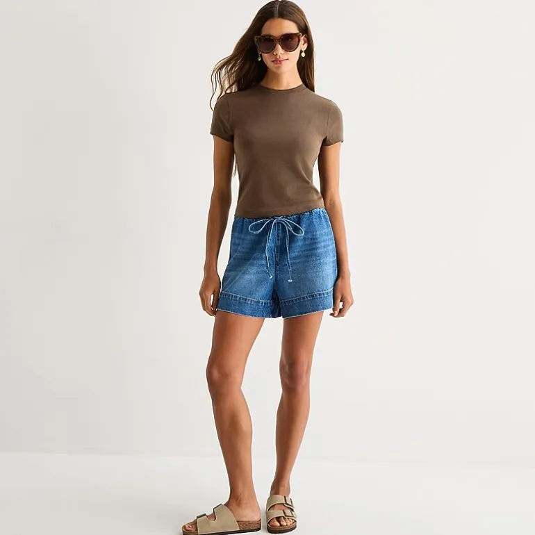 a.n.a Perfect Tee Womens Crew Neck Short Sleeve T-Shirt