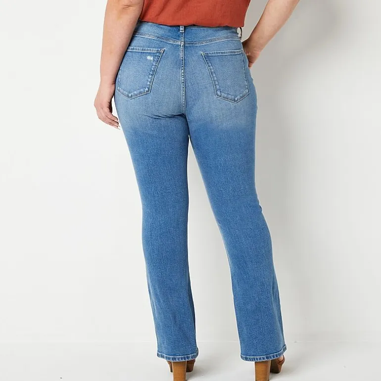 a.n.a-Plus Womens High Rise Vintage Bootcut Jean