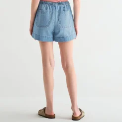 a.n.a Soft Drape Womens 4" Mid Rise Denim Short