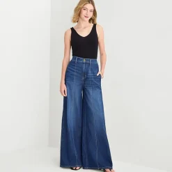 a.n.a Soft Drape Womens Wide Leg Jean