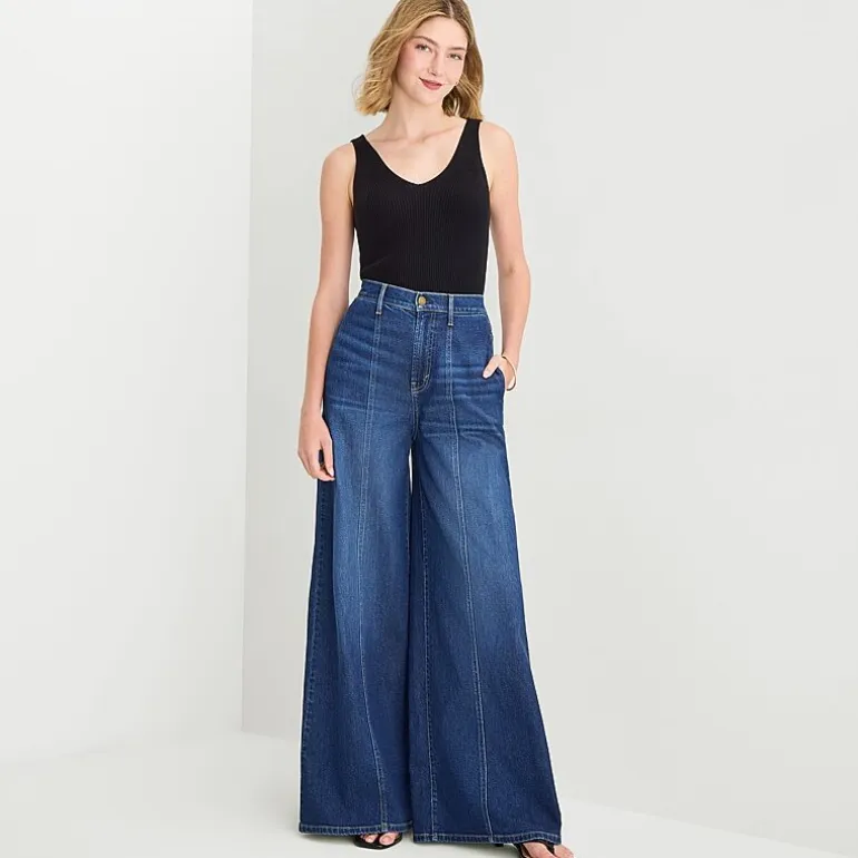a.n.a Soft Drape Womens Wide Leg Jean