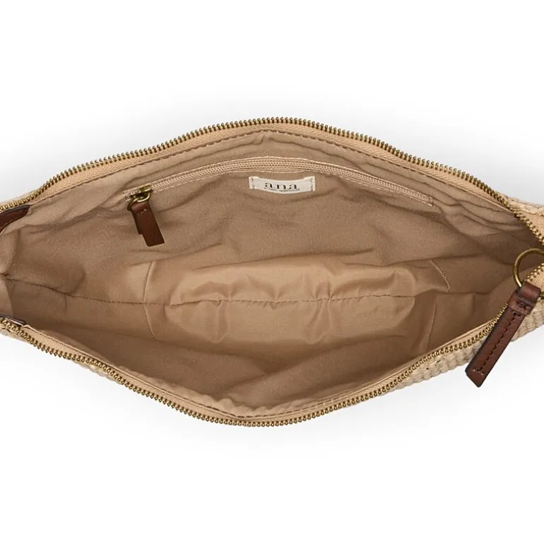 a.n.a Straw Roya Crossbody Bag