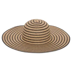 a.n.a Striped Womens Floppy Hat