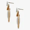 a.n.a Two Tone Womens Drop Earrings