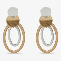 a.n.a Two Tone Womens Drop Earrings