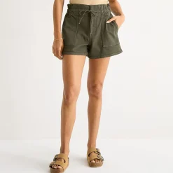 a.n.a Utility Womens 5" Highest Rise Denim Short