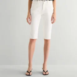 a.n.a Welt Pocket Womens High Rise Split Hem Cropped Jean
