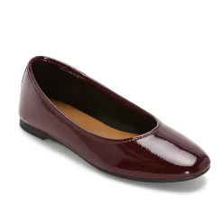 a.n.a Womens Almond Closed Toe Ballet Flats