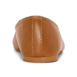 a.n.a Womens Almond Closed Toe Ballet Flats